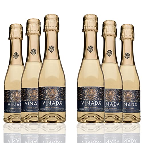Vinada - Crispy Chardonnay Mini - Zero Alcohol Wine - 200 Ml (6 Glass Bottles) #TOP27