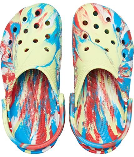 Image of Crocs Unisex-Adult Classic Marble Clogs (Multicolor)