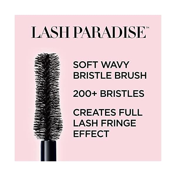 LOreal-Paris-Voluminous-Makeup-Lash-Paradise-Mascara-Voluptuous-Volume-Intense-Length-Feathery-Soft-Full-Lashes-No-Flaking-No-Smudging-No-Clumping-Blackest-Black-1-Count L'Oreal Paris Voluminous Makeup Lash Paradise Mascara, Voluptuous Volume, Intense Length, Feathery Soft Full Lashes, No Flaking, No Smudging, No Clumping, Blackest Black, 0.25 Fl Oz (Pack of 1)