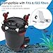 HappyAlley 2 Pack Replacement Parts Compatible with Fluval Canister Filters, Lid Fastener Compatible with Fluval FX6 FX5 FX2 FX4, Secure Fit and Long Lasting