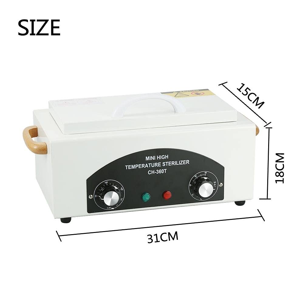 Cocoarm Esterilizador Manicura Profesional Autoclave Esterilizador Esterilizador De Herramientas Uñas Esterilizador Para Instrumentos Esterilizador De Uñas Esterilizador De Aire Caliente Esterilizado