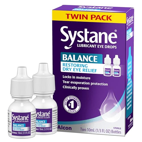 Systane balance lubricant eye drops, restorative formula -10 ml (Pack of 2)
