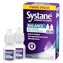 Systane Balance Lubricant Eye Drops, Twin Pack, 10-mL Each