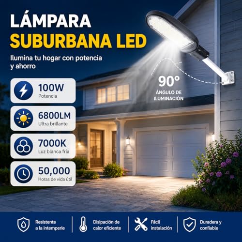 Lámparas LED para exteriores con fotocelda 20 Imagen adicional
