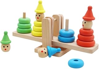 Toyvian Brinquedo De Empilhamento Brinquedos De Madeira Brinquedo Para Crianças Brinquedos De Madeira Crianças Brinquedos Educativos Kidcraft Playset Torre De Empilhamento Crianças