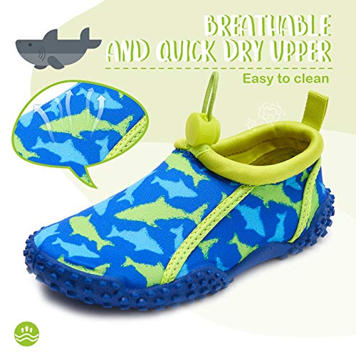 mysoft Kids Beach Water Shoes Non-Slip Quick Dry Barefoot Swim Shoes Aqua Socks for Boys and Girls Toddler Little Big Kid2