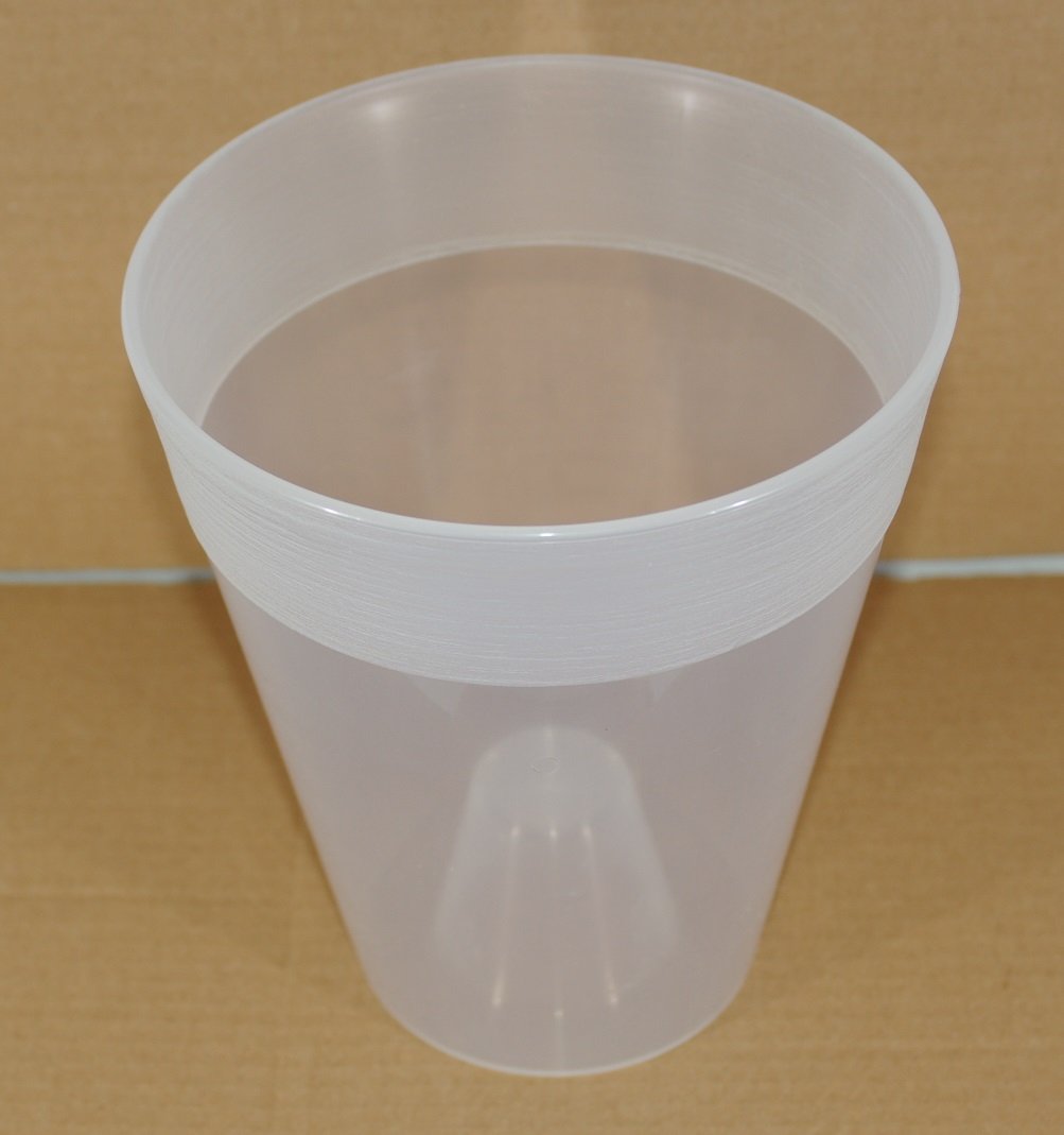 VASO CM 16 TRASPARENTE PER ORCHIDEE