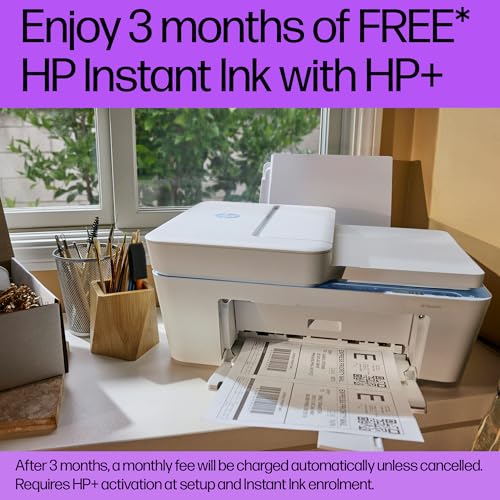 HP DeskJet 4220e Wireless All-in-One Printer with Ink - Image 4