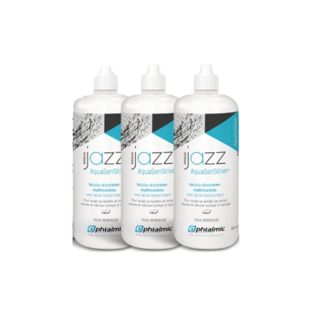 Produit lentilles JAZZ AQUA SENSITIVE 3X350ML