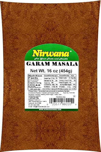 Authentic Garam Masala Spice Blend – Aromatic Indian Seasoning For Curries, Soups & Marinades – Perfect With Turmeric, Cumin, And Ginger 1 Lb By Nirwana