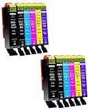 Supply Guy 12 Cartuchos de Tinta XXL con Chip compatibles con Canon PGI-580 CLI-581 para Pixma TS8100 TS8150 TS8151 TS8152 TS8200 TS8250 TS8251 TS8252 TS8300 TS8350 TS8351 TS8352 TS9100 TS9150 TS9155