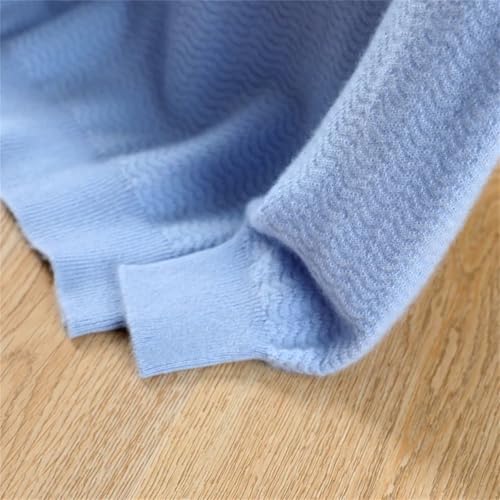 Dcvmvmn Men Wool Knitting Pullovers Sweaters Winter Solid-Color Jumpers Male Warm Knitwear3