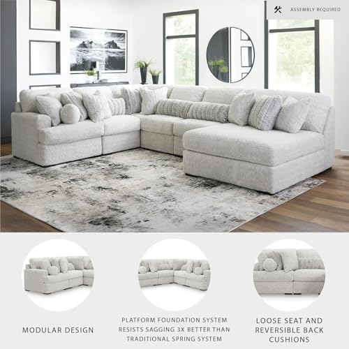 Image of Signature Design by Ashley Snodoodle 6-Piece Modular Sectional with Chaise