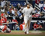 Anthony Rizzo New York Yankees Unsigned Home Run vs. Miami Marlins Photograph - Original MLB Art and Prints