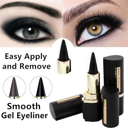 Go Ho 2 PCS Black Gel Eyeliner Stick miniatura 3