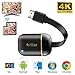 Produktbild Wireless WiFi Display Dongle HDMI 4K, 5GHz+2.4GHz WiFi Display Empfänger, Mini Bildschirm Teilen Anzeigeempfänger Unterstützung Android/Windows/iOS/Mac/Miracast/Airplay/DLNA (Schwarz)