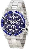 Invicta インヴィクタ Men's 1769 Pro Diver Collection ステンレススチール Blue Dial Watch 男性用 メンズ 腕時計 （並行輸入）