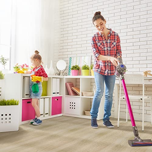 48 Pcs Vinyl Flooring Peel And Stick Floor Tile Stick On Floor Tile Self Adhesive Waterproof Bathroom Floor Tile For Living Bedroom Bathroom Kitchen Floor, 12 X 12 Inch (Elegant Style, Light Yellow) #TOP5