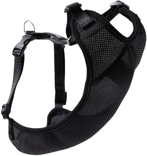 Canine Friendly Vented Vest Harness- Air Mesh XSmall- Black