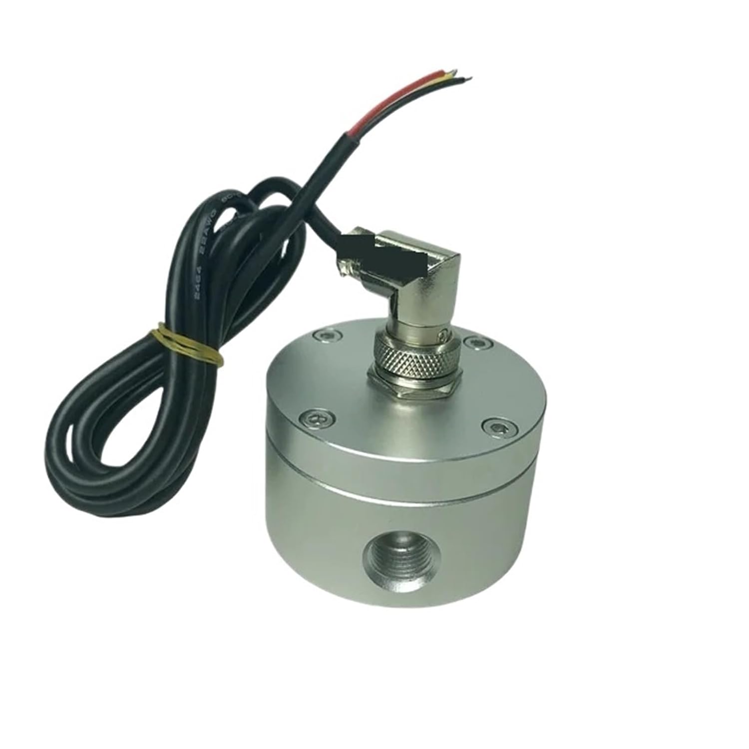 液体流量センサースイッチ流量計オイル燃料オーバルギア流量計センサー 流れをより正確に測定(-A silvery color)