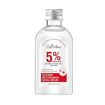 5% Glycerin Face Serum with Niacinamide & Hyaluronic Acid, Daily Moisturizing Serum for Skin Texture & Radiance, Fragrance-Free, All Skin Types, 4.9fl oz