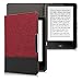 Produktbild kwmobile Hülle kompatibel mit Tolino Vision 1/2 / 3/4 HD - Canvas eReader Schutzhülle Cover Case - Dunkelrot Schwarz