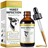 Yeast Infection Treatment for Dogs, Dog Ear Infection Treatment, Yeast for Itchy Dog Skin Relief, Allergy Relief, Soothe Itchy Paws, Eyes, Ears, Skin