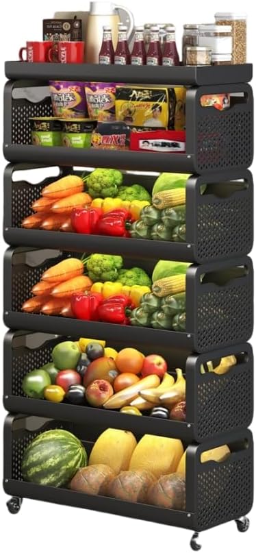 Amazon.com - CLAYHU Fruit Basket for Kitchen Premium Metal Kitchen ...