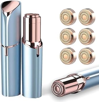 Facial Hair Remover for Women Blue Color with 6-pc Pack