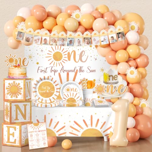 First Trip Around the Sun birthday party ideas