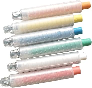 Multi-Purpose Dustless Chalk Protector Chalk Holder Length 9cm/3.54 for Most Dustless Chalks School Supplies