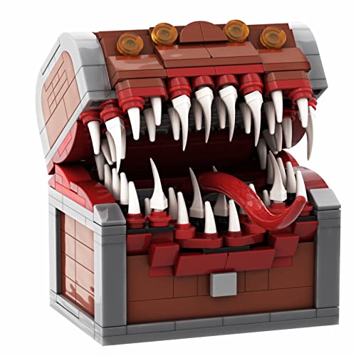Mimic Treasure Chest Building Sets Compatible For Lego,Dragons Board Game Monster Model Collection Toy Gifts For Fans Friend Age 6+(366Pcs) #TOP11