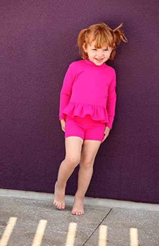 Made in USA Girls' Swimming Suit Bottom Boy Short UPF50+ Sun Protection for Beach Pool Summer Fun4