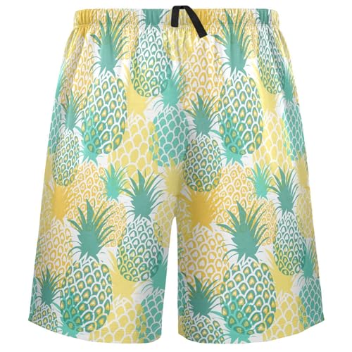 visesunny Men's Pajama Shorts Soft Sleeping Shorts for Men Pjs Bottoms pants with Pockets - Main Image