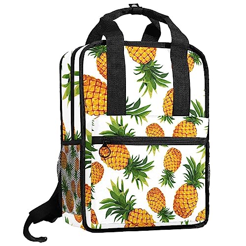 Sac à dos pour garçons ananas multicolore à bretelles réglables