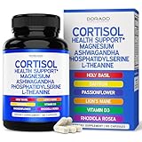 Cortisol Supplements for Women & Men with 14 in1 Blend (Magnesium, Ashwagandha, L Theanine & More) Healthy Cortisol Balance & Calm Mood Support - Third Party Tested, Non GMO, USA Made - 60 Count