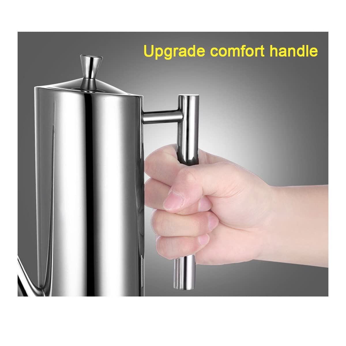 Dispenser per olio, bottiglia da cucina in acciaio inox antigoccia, ideale per olio d'oliva, aceto, salsa di soia, contenitore da cucina con coperchio per versare facilmente, 500 ml