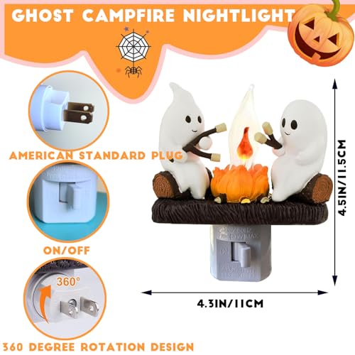 Ghostcampfirenightlightghostcampfireflickeringnightlightcampfireflamehalloweennightlight Urban Country Home Decor Ghost campfire nightlight ghost campfire flickering nightlight campfire flame halloween nightlight urban country home decor