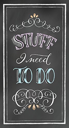 Book of Sticky Notes: Stuff I Need to Do (Chalkboard)