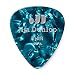 Dunlop 483R11TH Genuine Celluloid, Turquoise Pearloid, Thin, 72/Bag