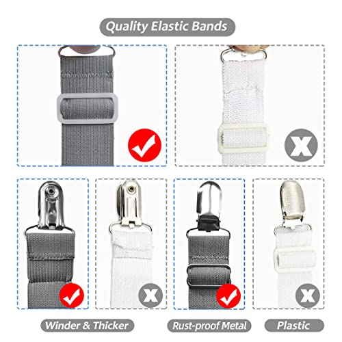 Jbyamus BEDSHEETCLIPS2 Bed Sheet Straps, Easy To Install Sheet Straps thumb #8