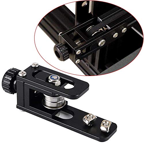 3Dman Upgrade 2020 Profile X-axis Synchronous Belt Straighten Tensioner, Works with Creality Ender 3 / Pro, CR10, CR10S, Tronxy X3 ?Bearing Type?