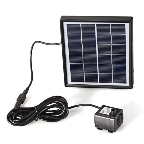 Preisvergleich Produktbild FACILLA® Solar Springbrunnen Teichpumpe Solarbrunnen Schwimm Pumpe Garten