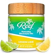 Reef Replenish Natural Hydrating Electrolyte Powder Lemon Lime Lemonade Hydration Mix Coconut Salt