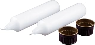 Coghlan's Emergency Candles 2-Pack – Long-Lasting Unscented Candles for Power Outages, Survival Kits, and Emergency Preparedness – Reliable Lighting (6-8 Hour Burn Time)