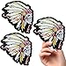 2 Pcs Skull Chief Delicate Embroidered Patches, Cute Embroidery Patches, Iron On Patches, Sew On Applique Patch,Cool Patches for Men, Women, Kids