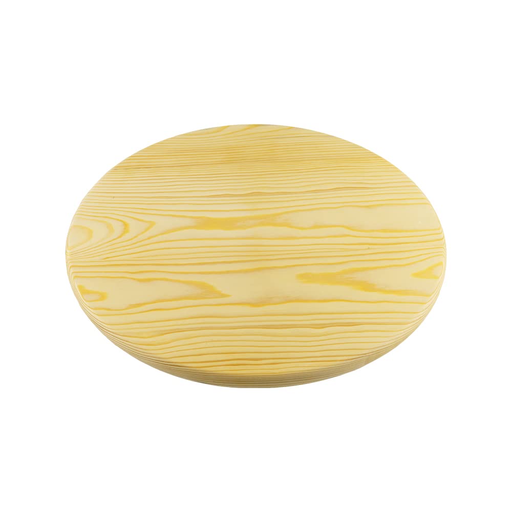 Panetta Casalinghi Pine-Wood Oliato Turning centrotavola, Beige, 38 cm
