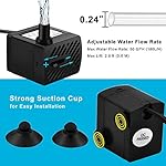 PULACO 50GPH 3W Mini Submersible Water Pump for Aquariums, Fish Tank, Pond, Fountain, Hydroponics - Image 5