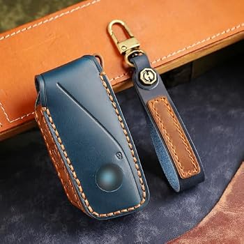 Pochette Cle Voiture Coque Protege Coque Porte-Clés En Cuir Pour Bmw Ix X7 I7 U200BU200Bxm