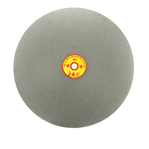 Aexit 250mm 10-inch Abrasive Wheels & Discs Grit 240 Diamond Coated Flat Lap Disk Wheel Grinding Surface Grinding Wheels Sanding Disc